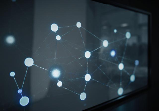 Diagramma tecnico di reti neurali e machine learning per business intelligence